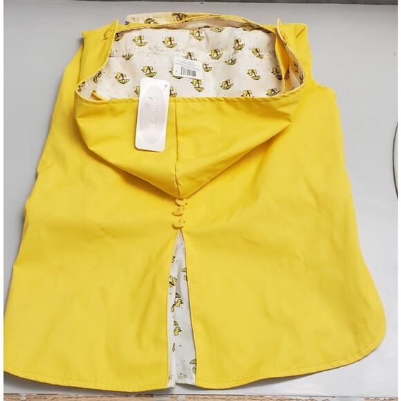 Companion Road Collections Yellow Rubber Duckie Dog Raincoat-XL - Picture 2 of 6
